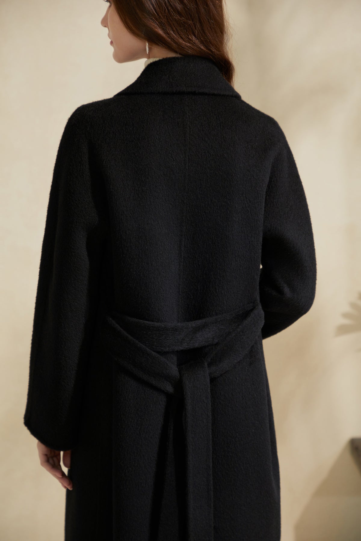 SERENA CAMEL WOOL COAT