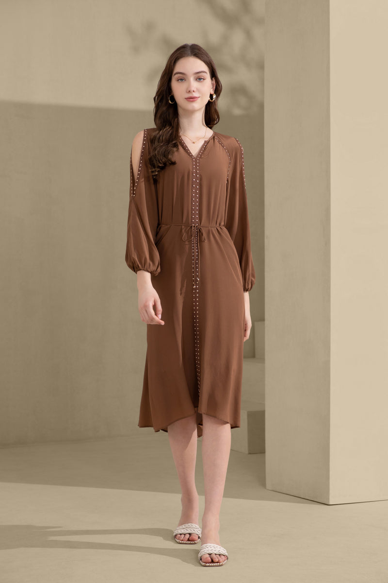 TAHARI SILK LONG DRESS