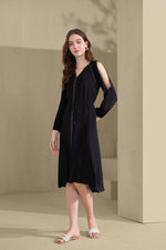 TAHARI SILK LONG DRESS