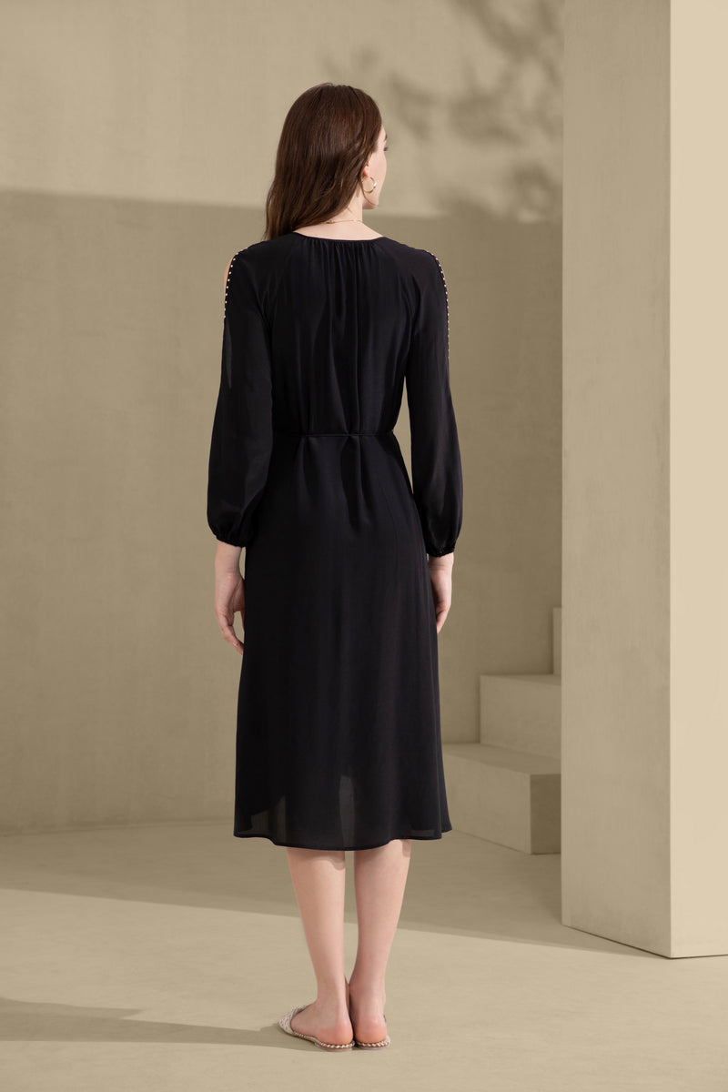 TAHARI SILK LONG DRESS