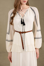 ROSANTICA EMBROIDERED BLOUSE
