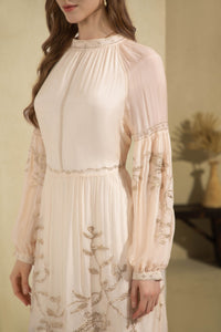 OLIVIANE EMBROIDERED SHORT DRESS