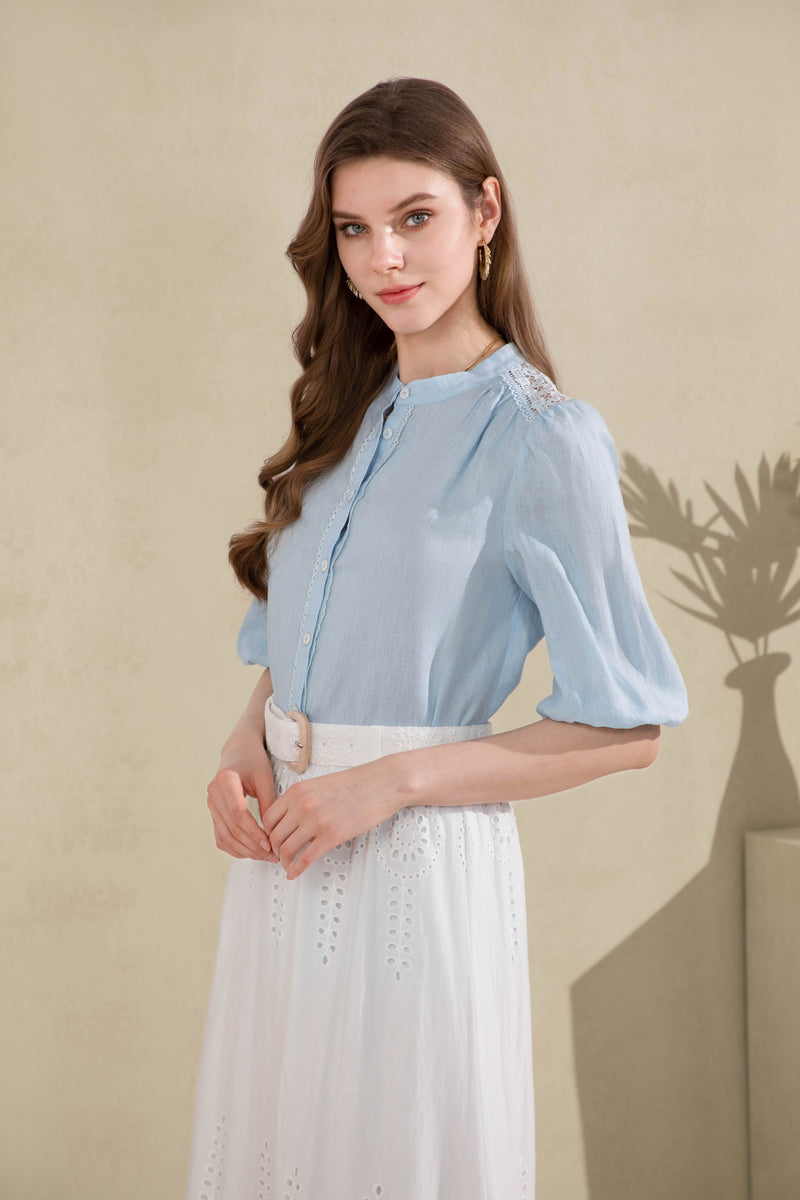 LAYLA LINEN BLOUSE