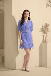 AMBRE SHORT SLEEVES SHORT DRESS