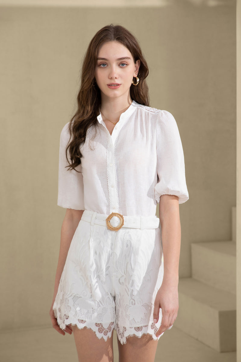 LAYLA LINEN BLOUSE