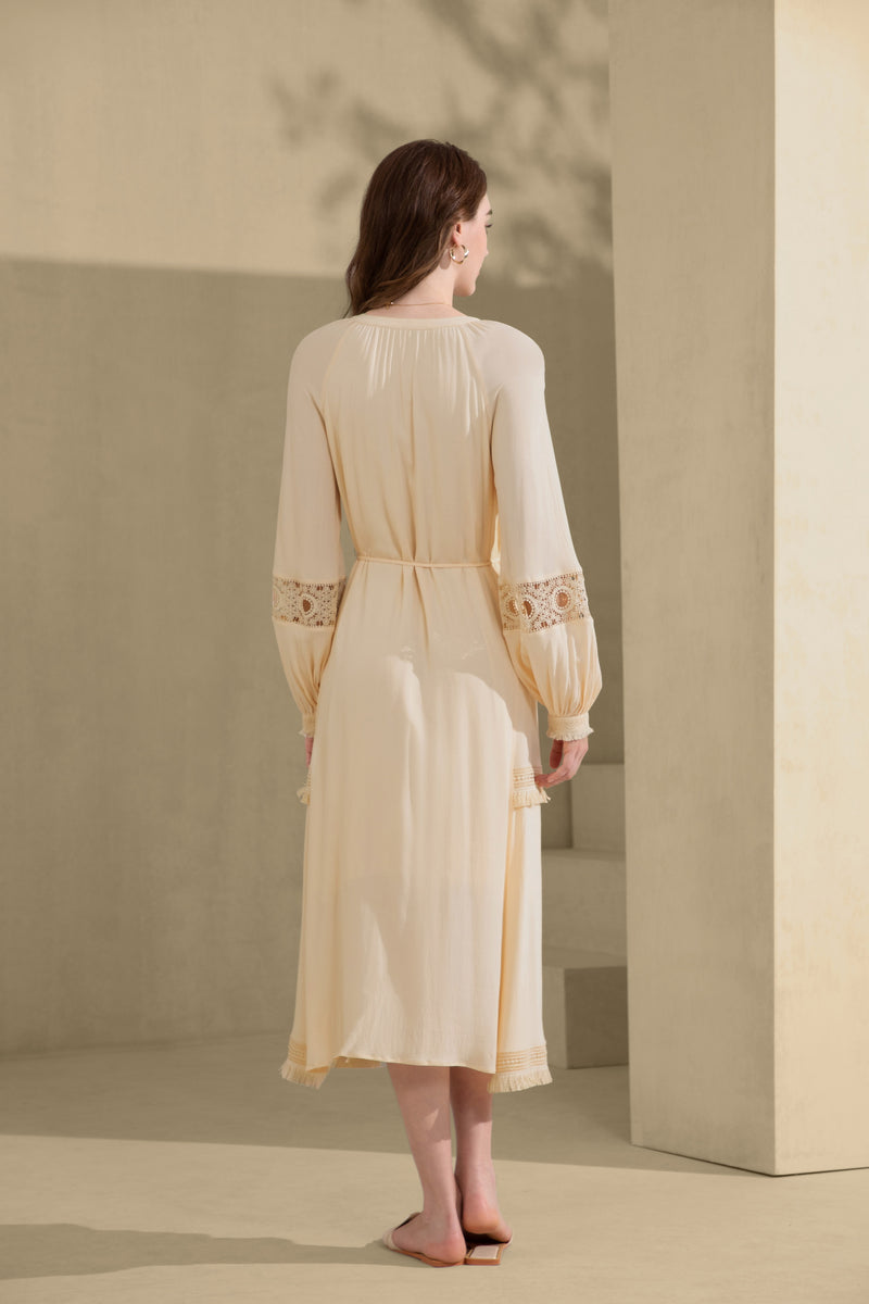 ADELE COTTON LONG DRESS  GDS