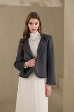 BLANCHE MERINO WOOL SHORT COAT