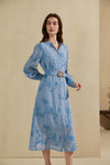 HAZEL BELTED LONG DRESS