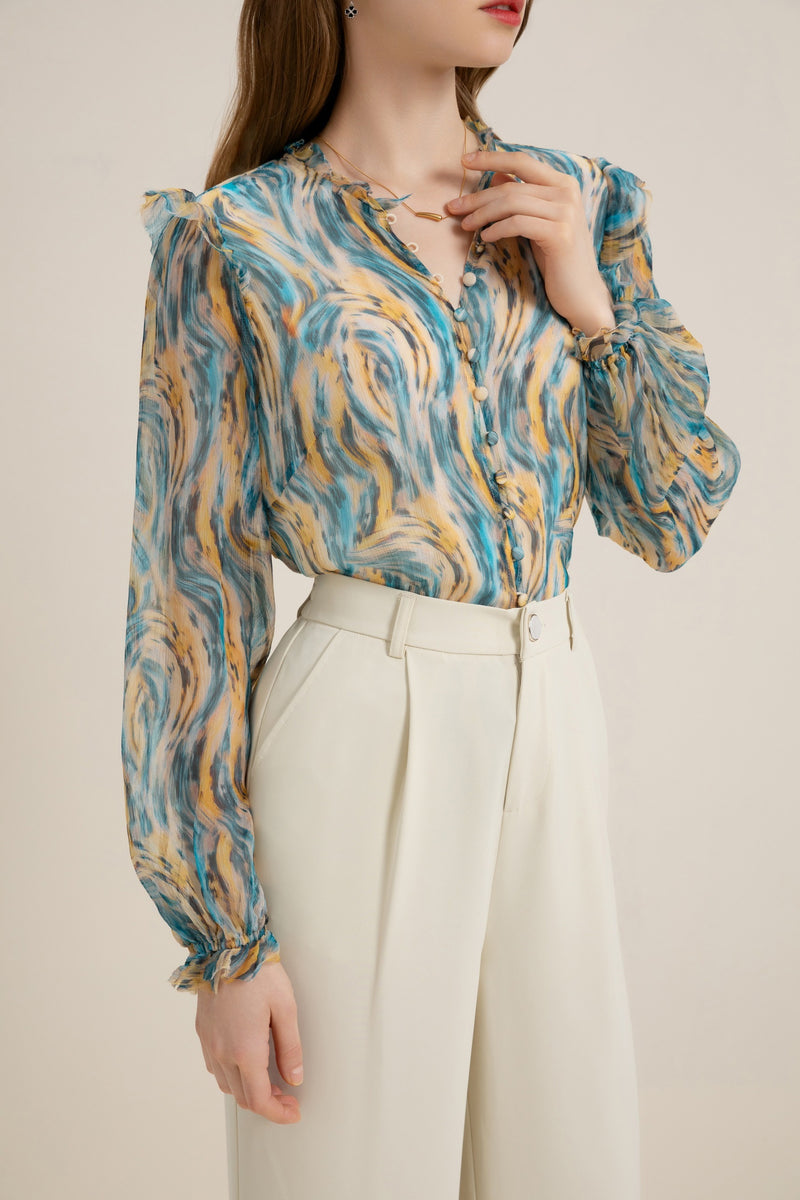 ADELE SILK BLOUSE