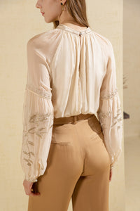 OLIVIANE EMBROIDERED BLOUSE