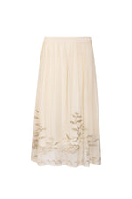 OLIVIANE EMBROIDERED SKIRT