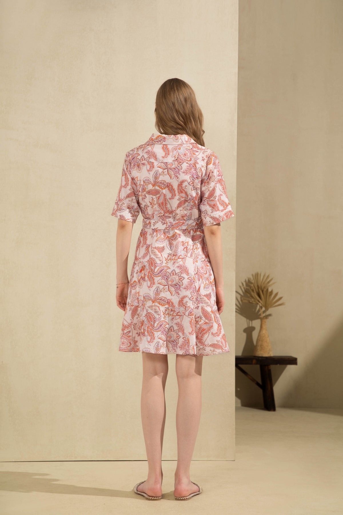 MALLORY PRINTED SHORT DRESS