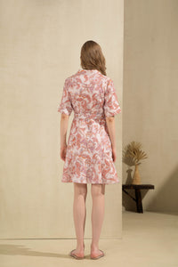 MALLORY PRINTED SHORT DRESS