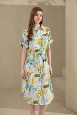 MADELINE PRINTED LONG DRESS