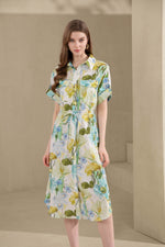 MADELINE PRINTED LONG DRESS