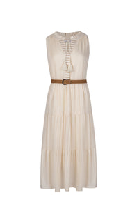 LYDIE TENCEL LINEN LONG DRESS