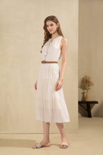 LYDIE TENCEL LINEN LONG DRESS