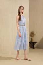 LYDIE TENCEL LINEN LONG DRESS