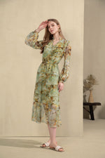 NINETTE SILK LONG DRESS