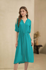 TAHARI SILK LONG DRESS