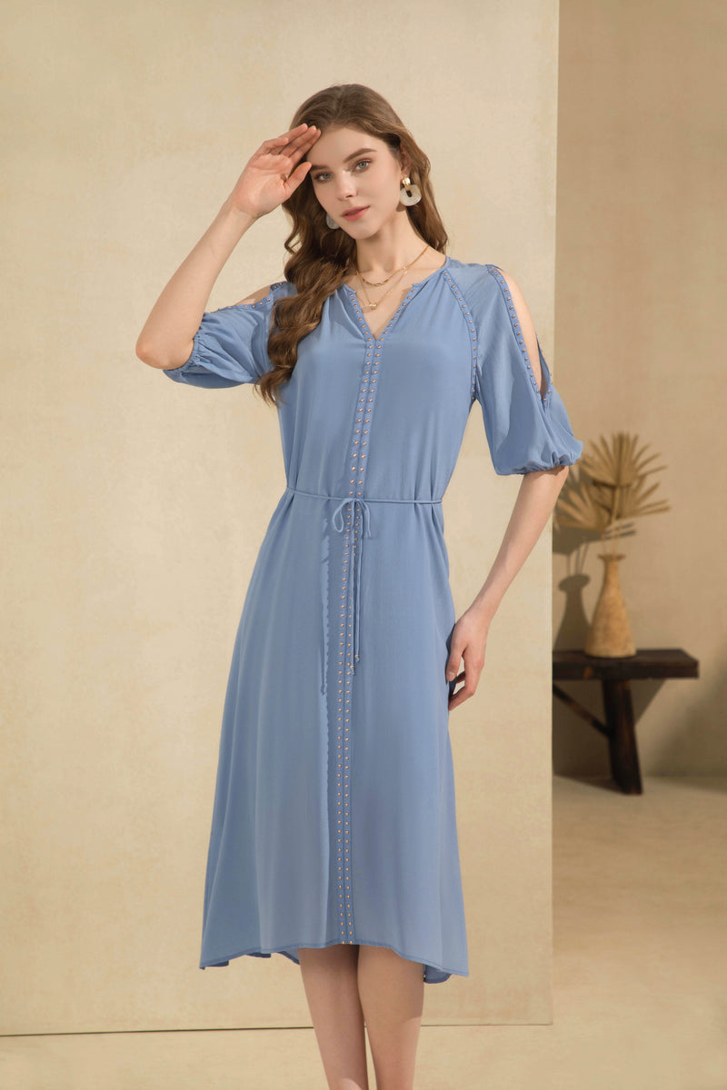 TAHARI SILK LONG DRESS