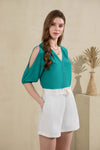 TAHARI SILK BLOUSE