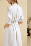 FELICE LINEN LONG DRESS