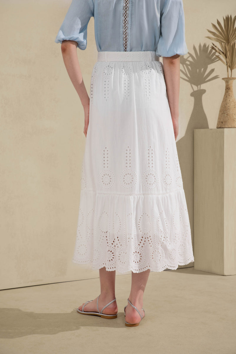 ZITA EMBROIDERED SKIRT