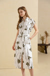 FLEUR PRINTED LONG DRESS