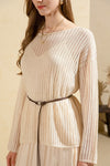 ILEANA SILK LINEN SWEATER