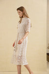 SALLIE EMBROIDERED DRESS