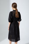 EDDA LINEN LACE DRESS