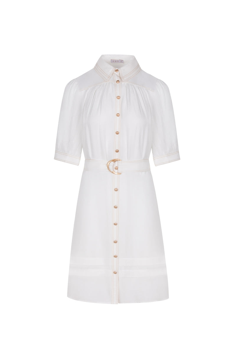 CELINE SHORT SLEEVES SHORT DRESS