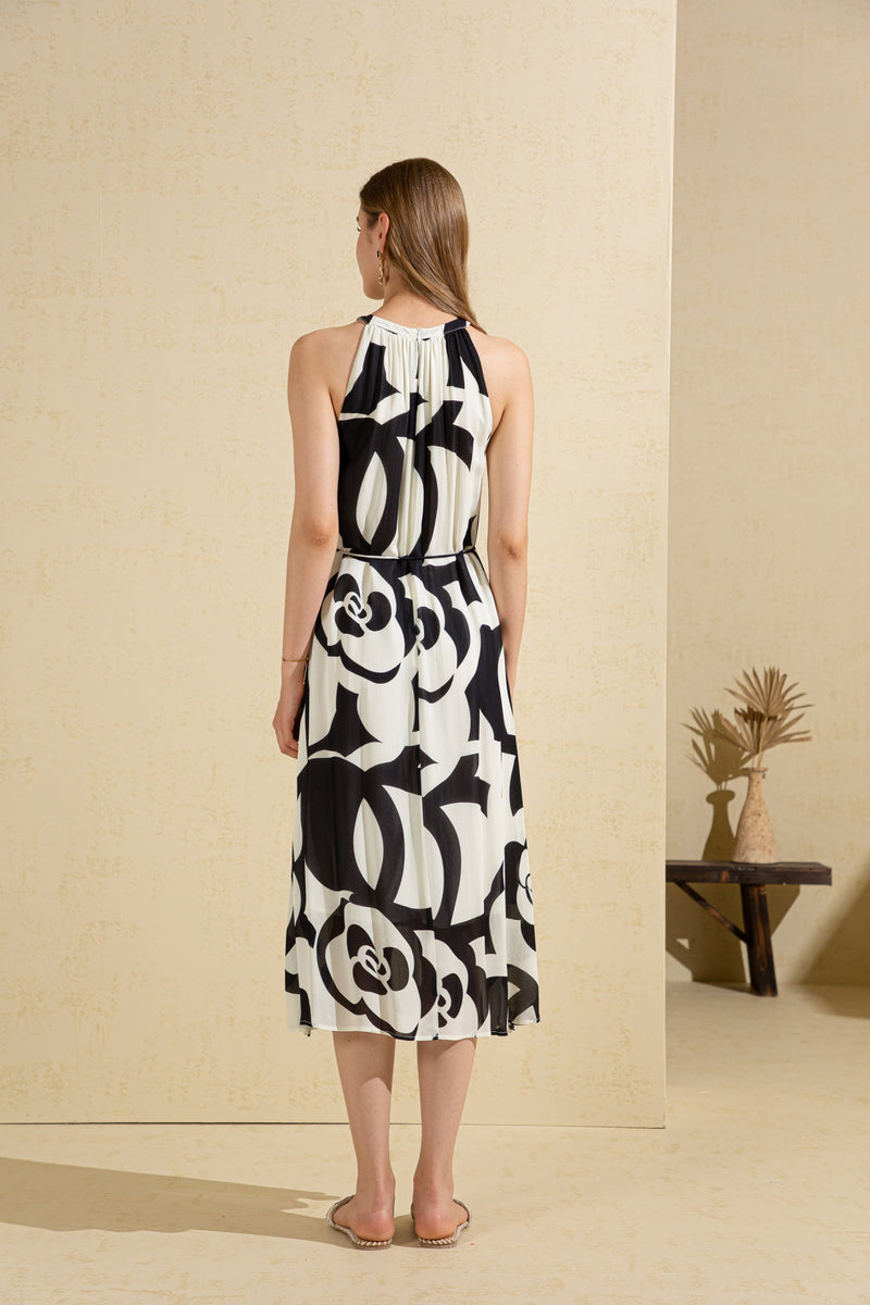 ROCHELLE VISCOSE PRINTED DRESS