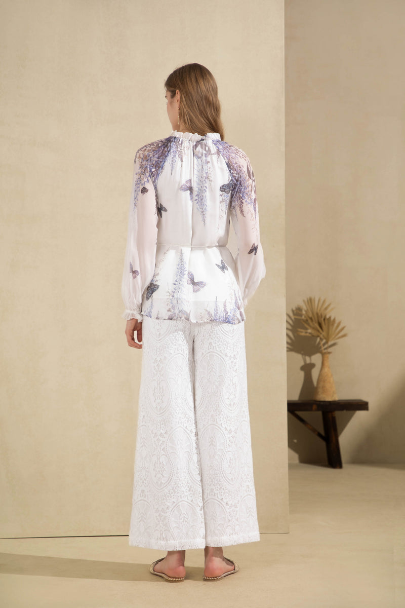 AERIN PRINTED BLOUSE