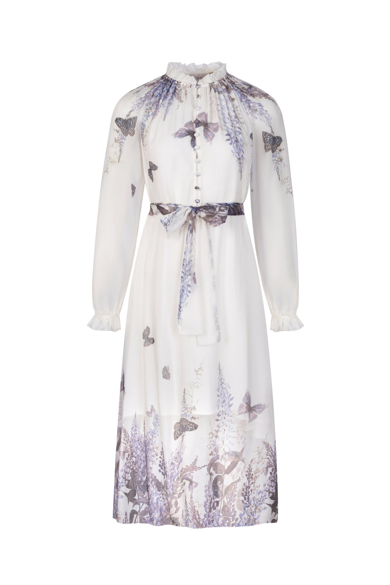 AERIN LONG SLEEVES LONG DRESS