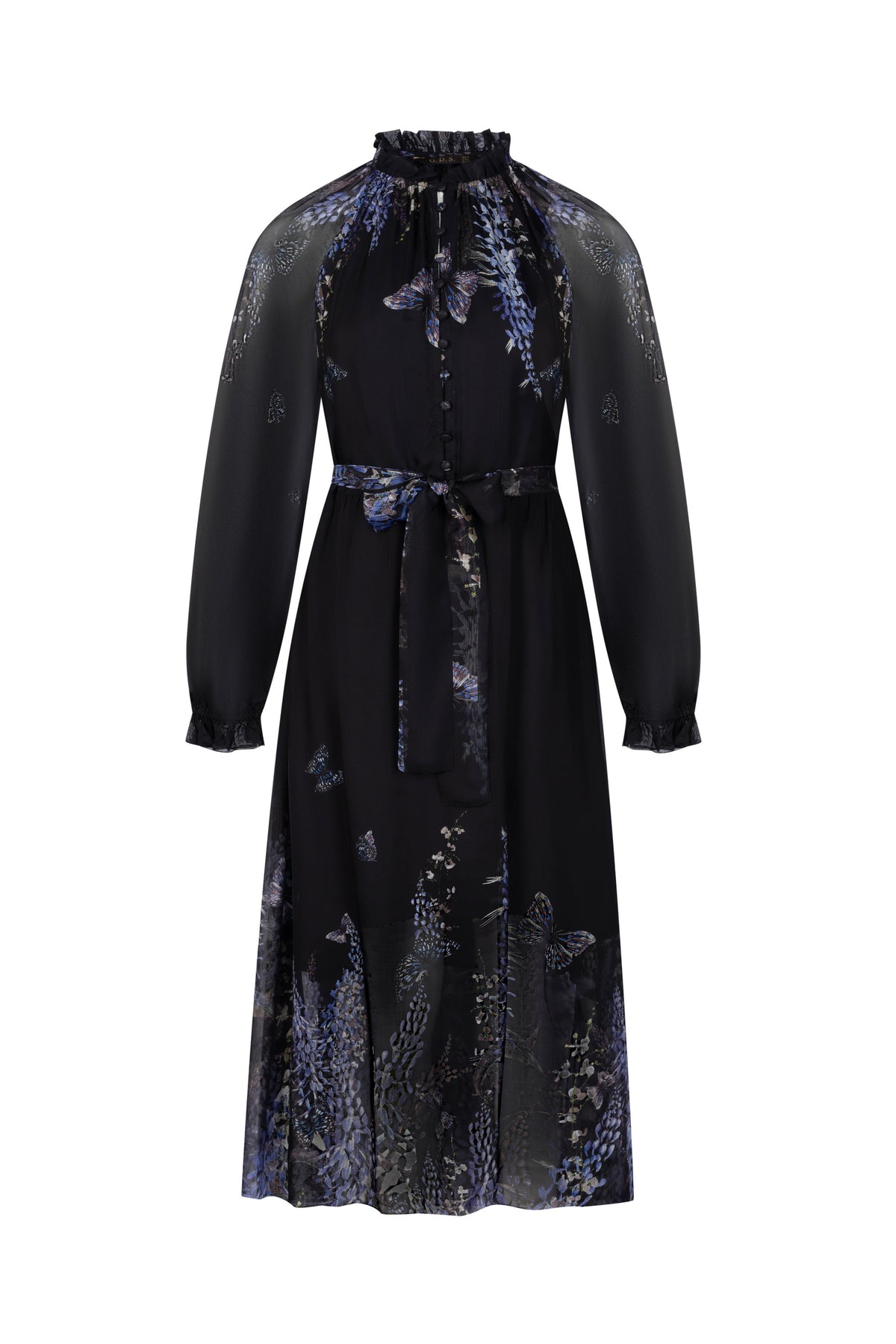 AERIN LONG SLEEVES LONG DRESS