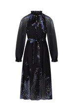 AERIN LONG SLEEVES LONG DRESS