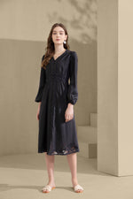 WILLOW LONG SLEEVES LONG DRESS