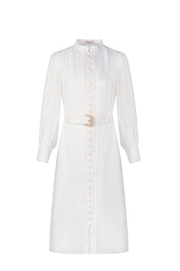 FELICE LINEN LONG SLEEVES LONG DRES