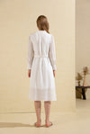 FELICE LINEN LONG SLEEVES LONG DRES