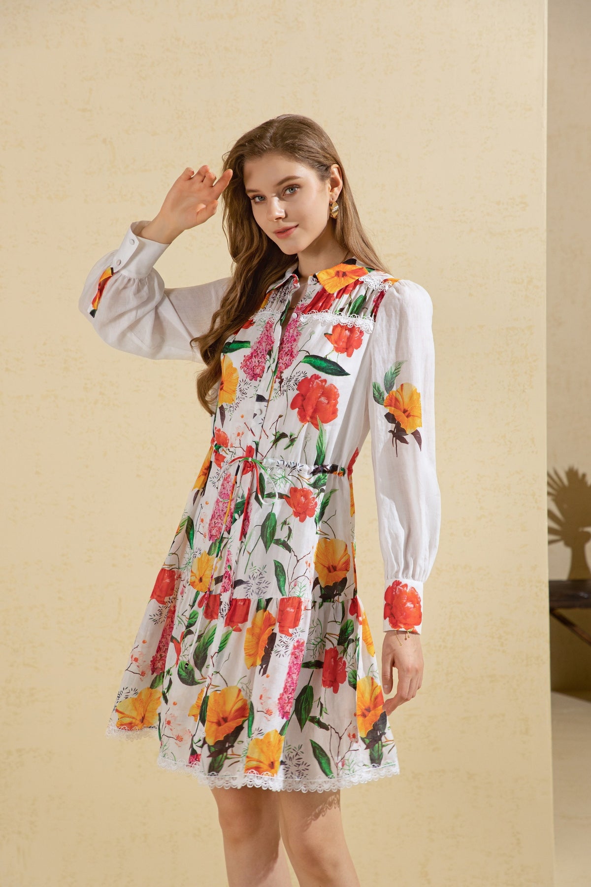 PERLA TENCEL LINEN DRESS
