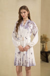 AERIN LONG SLEEVES SHORT DRESS