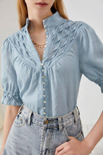 COLETTE LINEN BLOUSE