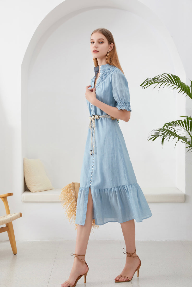 COLETTE LINEN DRESS