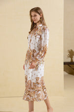 MARGAUX PRINTED LONG DRESS