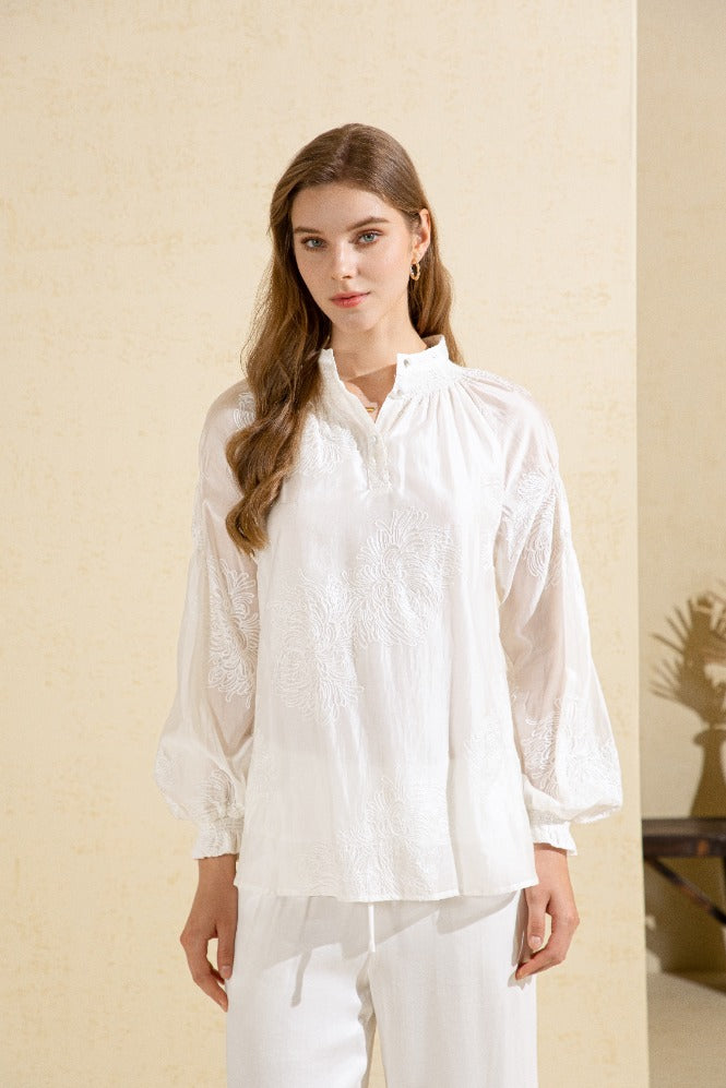 CINZIA TENCEL BLOUSE