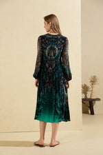 RABANNE LONG SLEEVES LONG DRESS