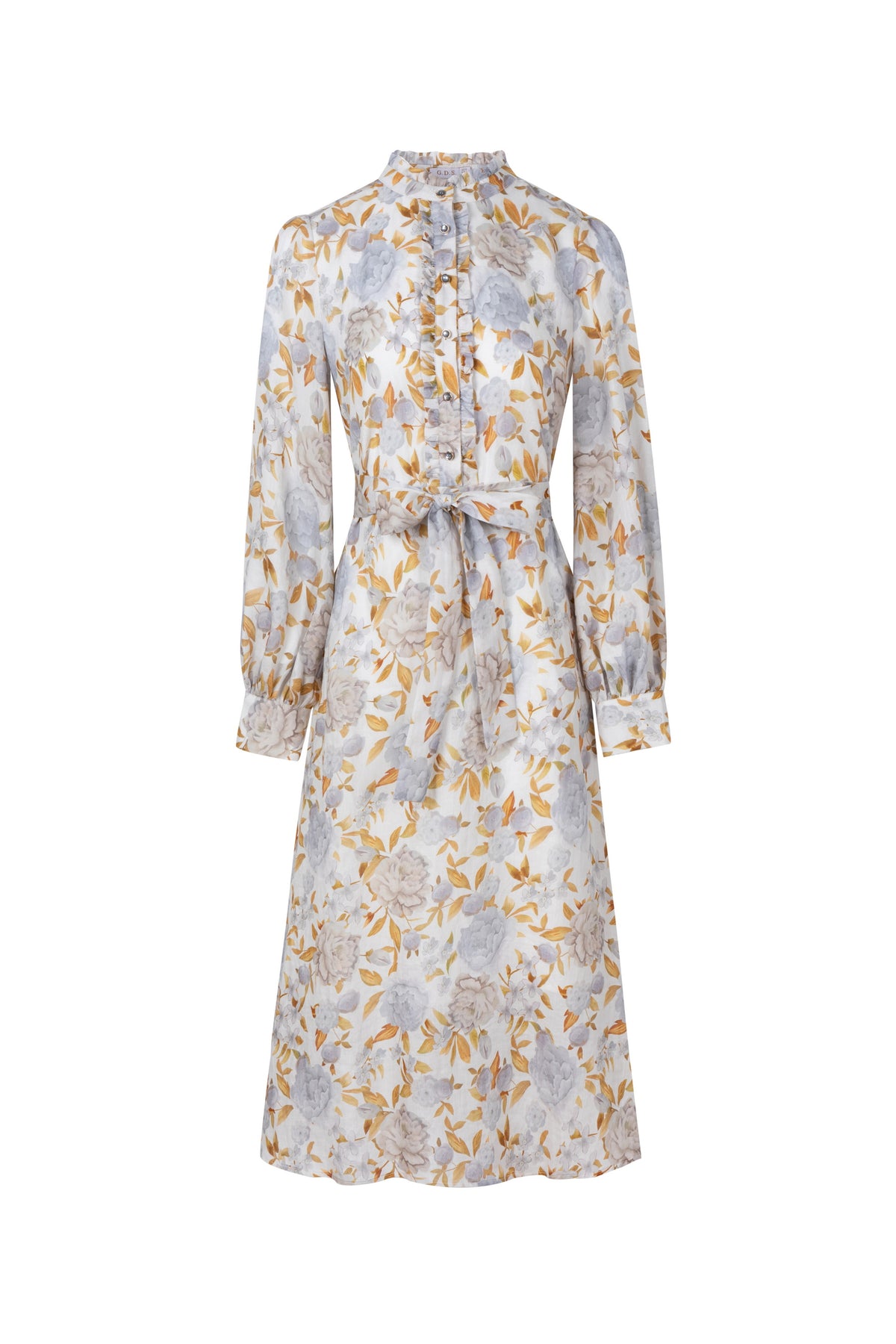 LILOU LINEN LONG DRESS