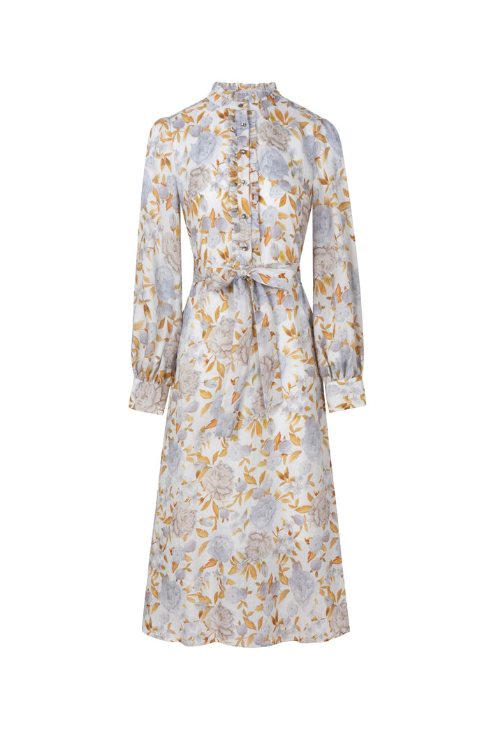 LILOU LINEN LONG DRESS
